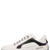 Women Candice Cooper | Leather Sneakers White-Black -Runlo Flash