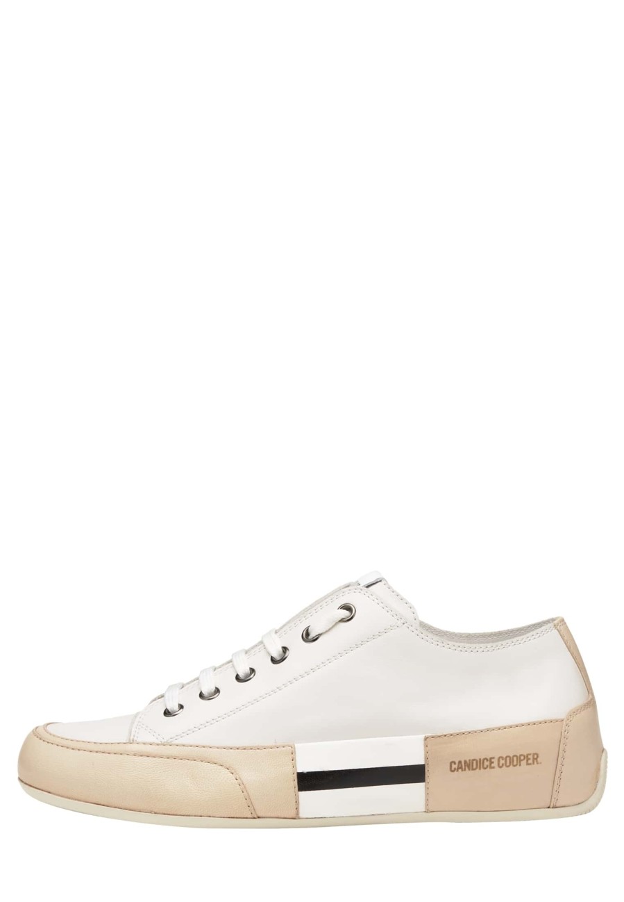 Women Candice Cooper | Rock Patch S - Leather Sneakers - White