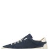 Men Candice Cooper | Danny - Leather And Suede Sneakers - Navy-Cream