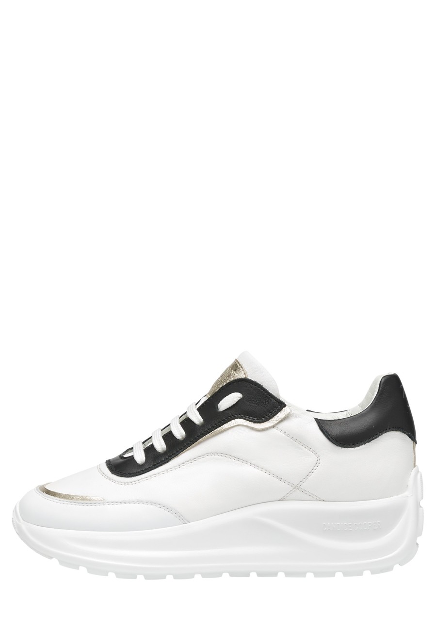 Men Candice Cooper | Spark 010 - Leather Sneakers - White-Black