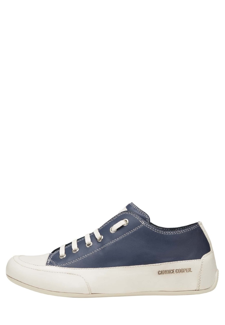 Women Candice Cooper | Rock S - Buffed Leather Sneakers - Navy