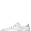 Women Candice Cooper | Dafne - Leather And Suede Sneakers - White-Light Blue