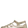 Women Candice Cooper | Rock T-Bar - Leather Sandals - Platinum