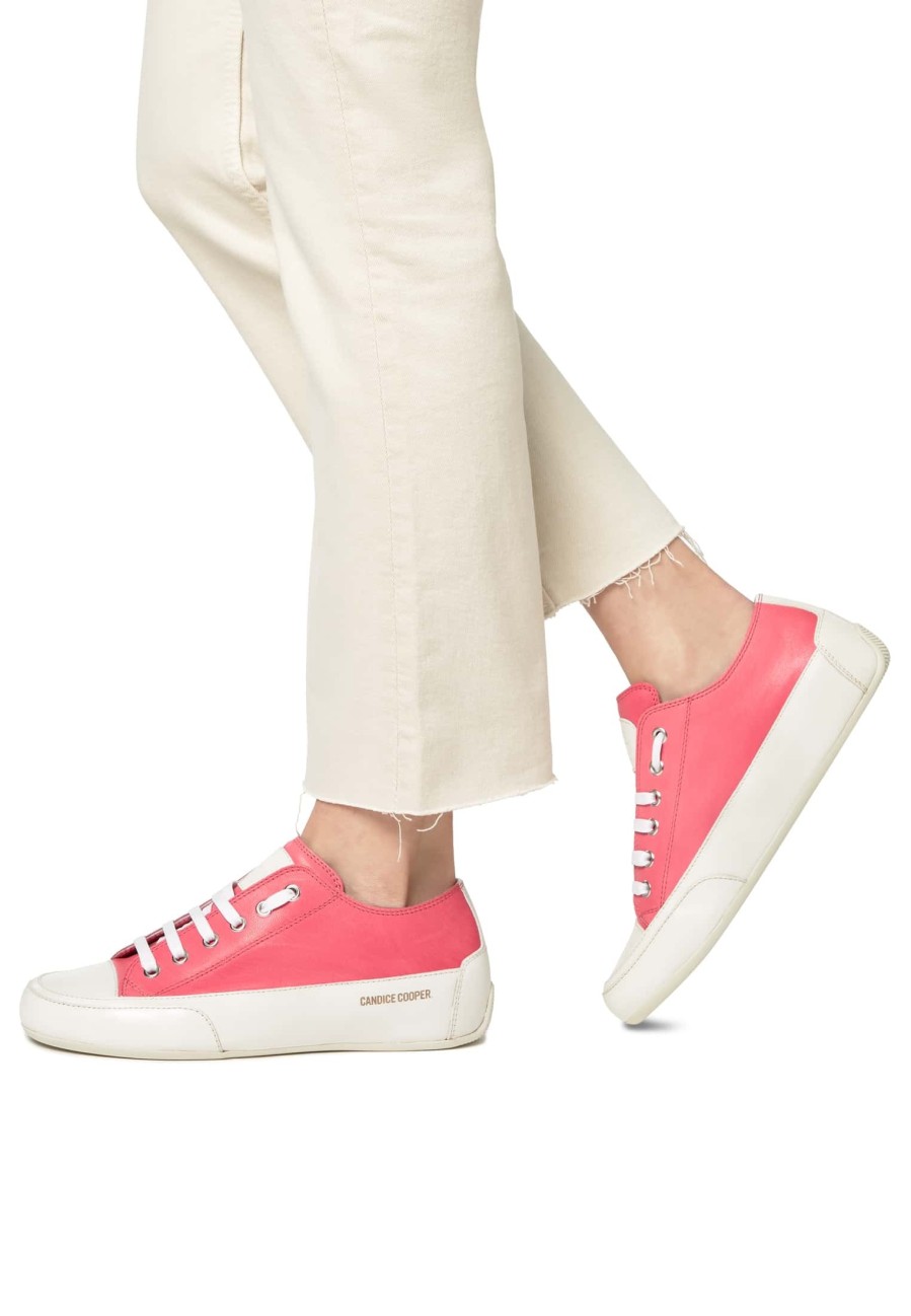 Women Candice Cooper | Rock S - Buffed Leather Sneakers - Cappuccino