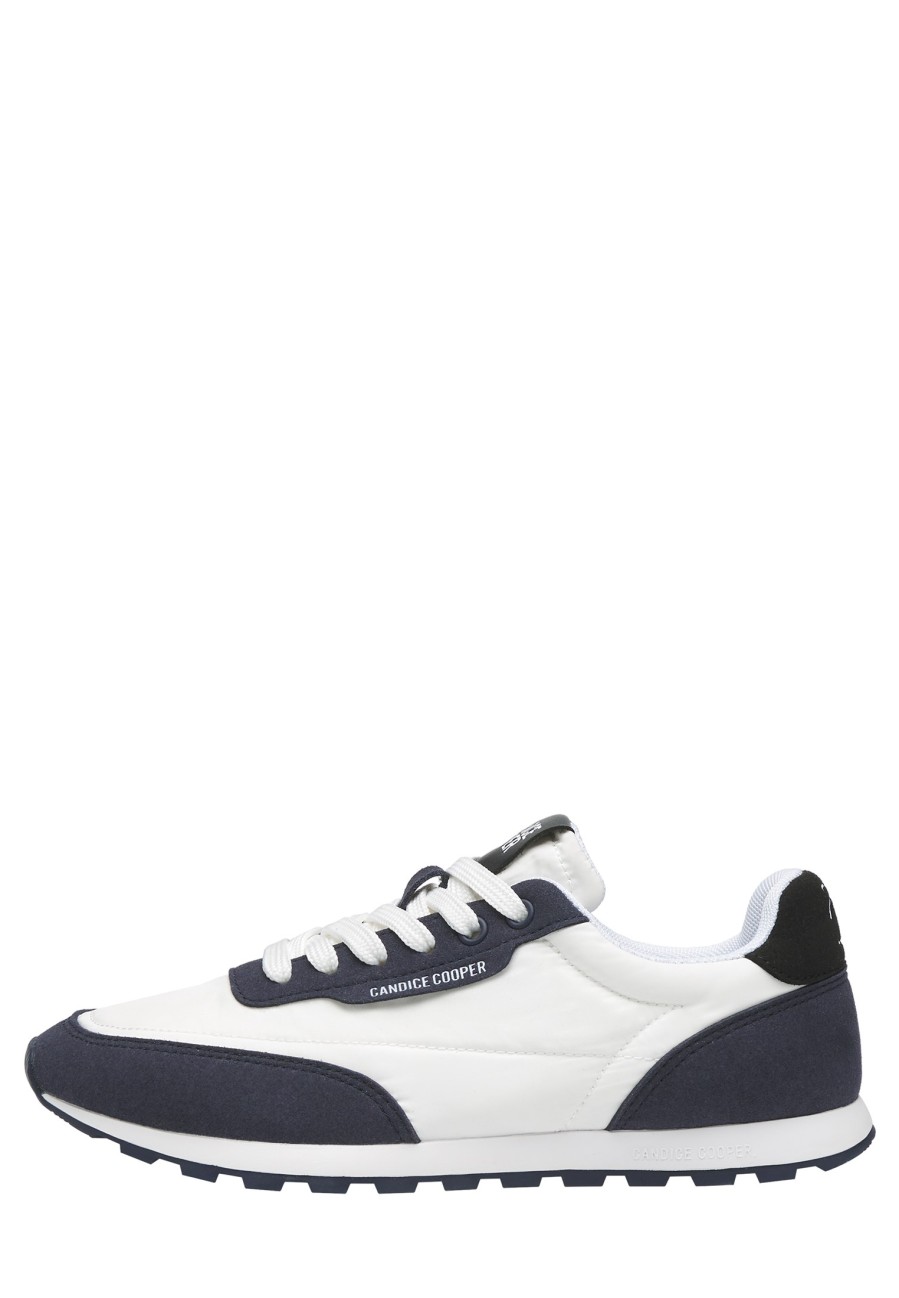 Women Candice Cooper | Plume. - Suede And Technical Fabric Sneakers - White-Navy