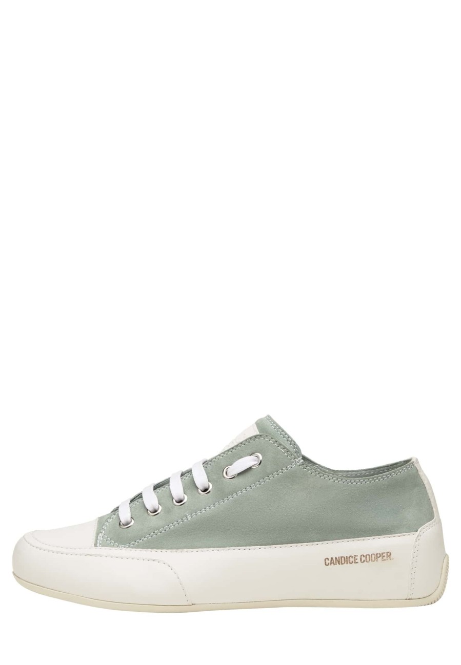 Women Candice Cooper | Rock S - Leather And Suede Sneakers - Dark Green