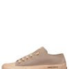 Women Candice Cooper | Buffed Leather And Suede Sneakers Light Grey -Rock S