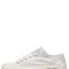 Women Candice Cooper | Fade-Effect Leather Sneakers Silver -Rock S