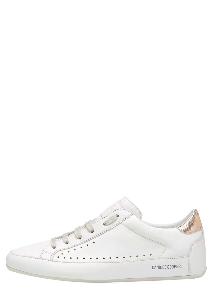 Women Candice Cooper | Dafne - Leather Sneakers - White-Pink