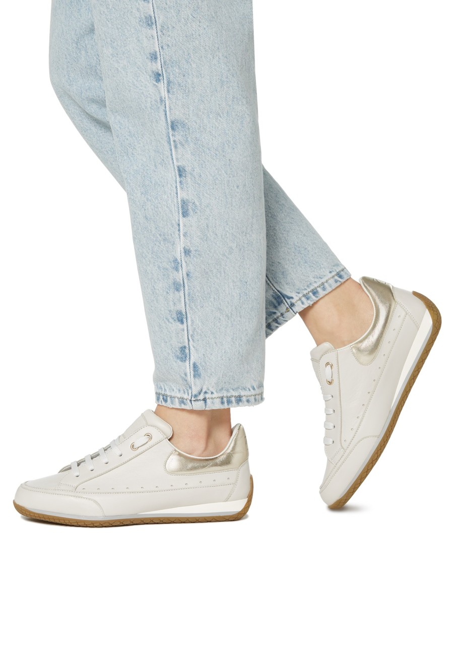 Women Candice Cooper | Runlo - Leather Sneakers - White-Platinum