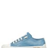 Women Candice Cooper | Rock S - Buffed Leather Sneakers - Cream-Light Blue