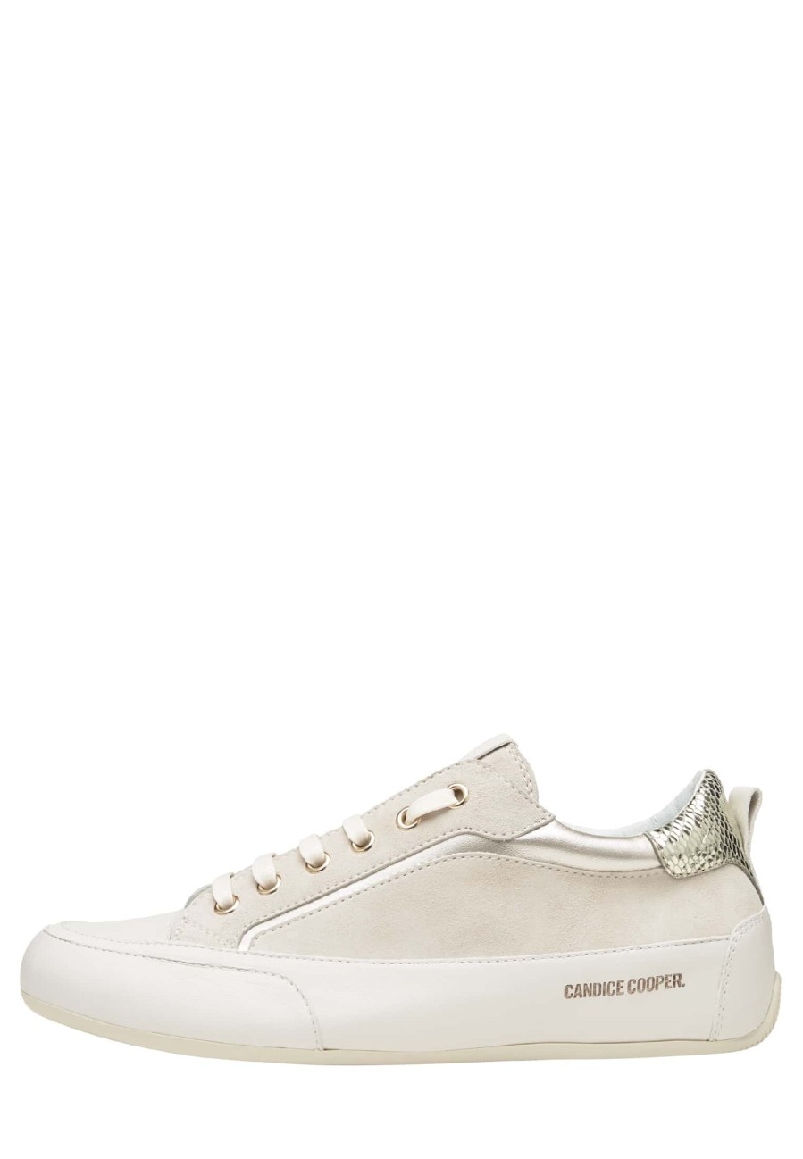 Men Candice Cooper | Kendo - Leather And Suede Sneakers - Beige