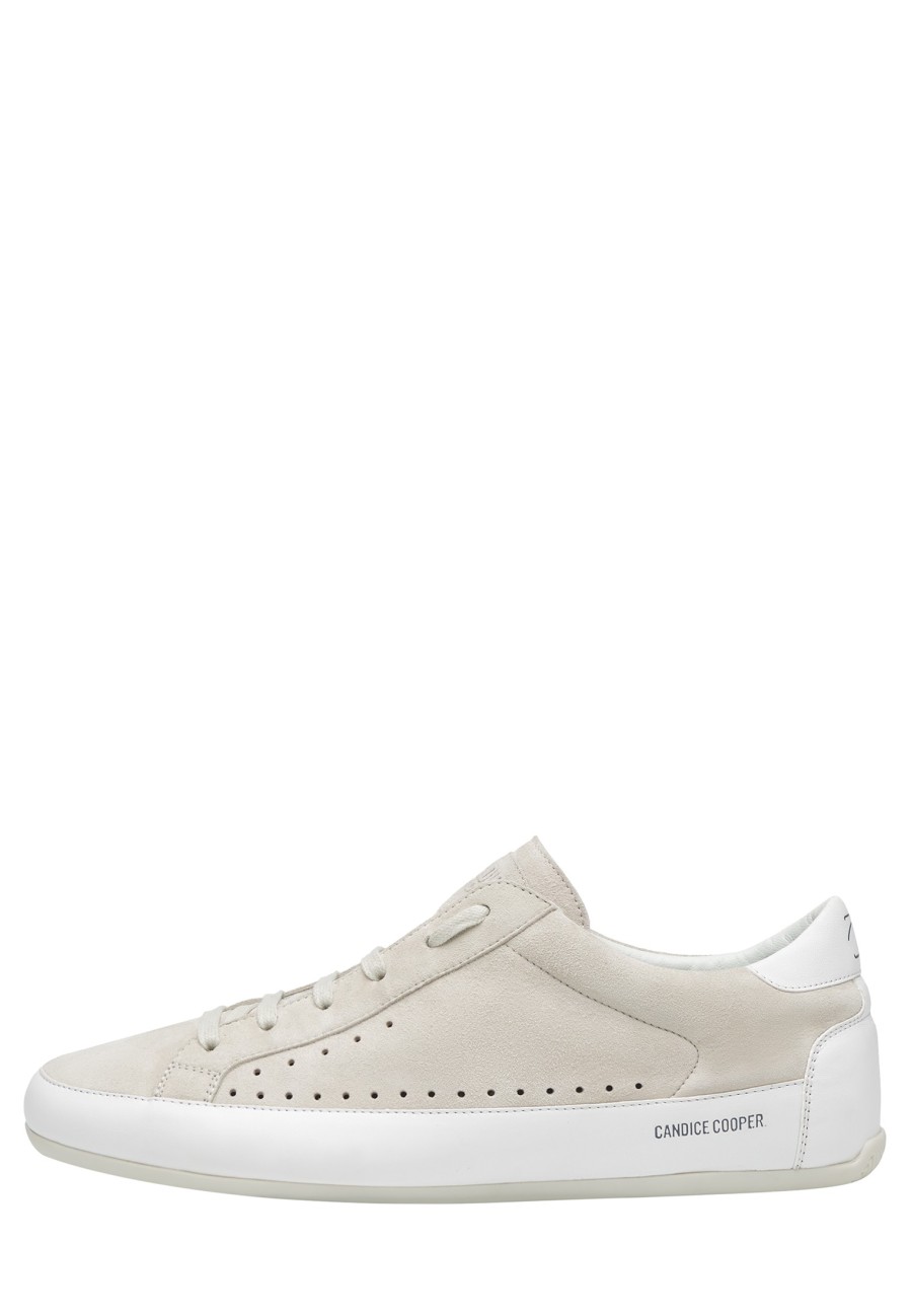 Men Candice Cooper | Danny - Leather And Suede Sneakers - Beige-Cream