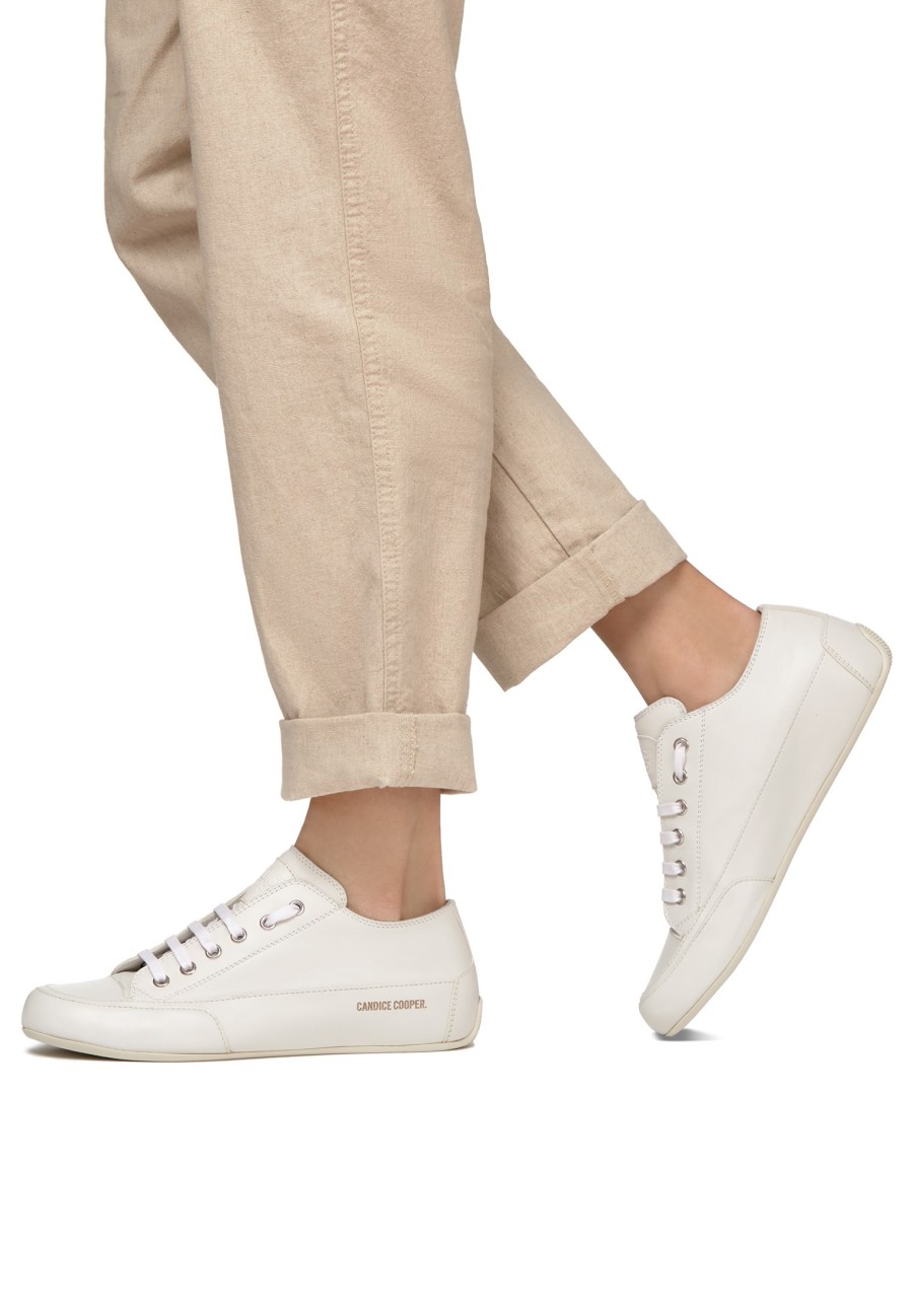 Women Candice Cooper | Leather Sneakers White -Rock S