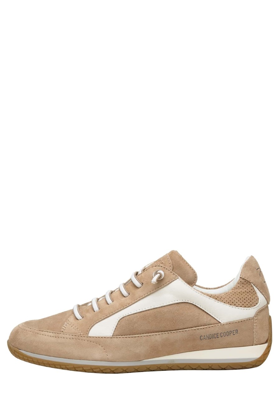 Women Candice Cooper | Leather And Suede Sneakers Brown -Runlo Flash