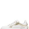 Women Candice Cooper | Leather And Technical Fabric Sneakers White-Platinum -Runlo Flash