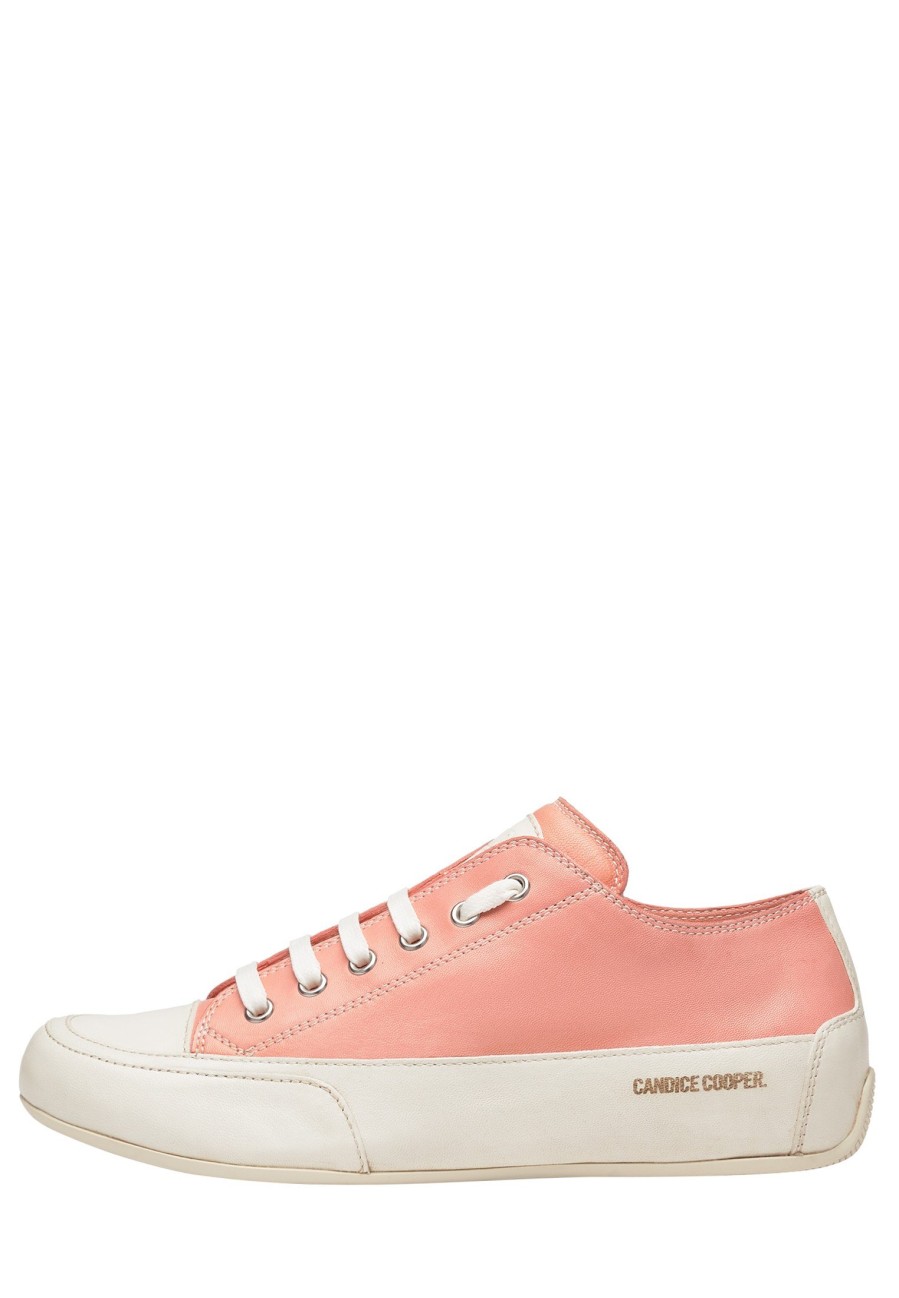 Women Candice Cooper | Buffed Leather Sneakers Pink -Rock S