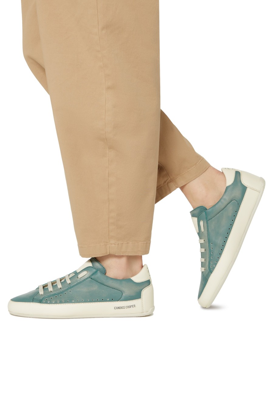 Women Candice Cooper | Dafne - Leather Sneakers - Sage